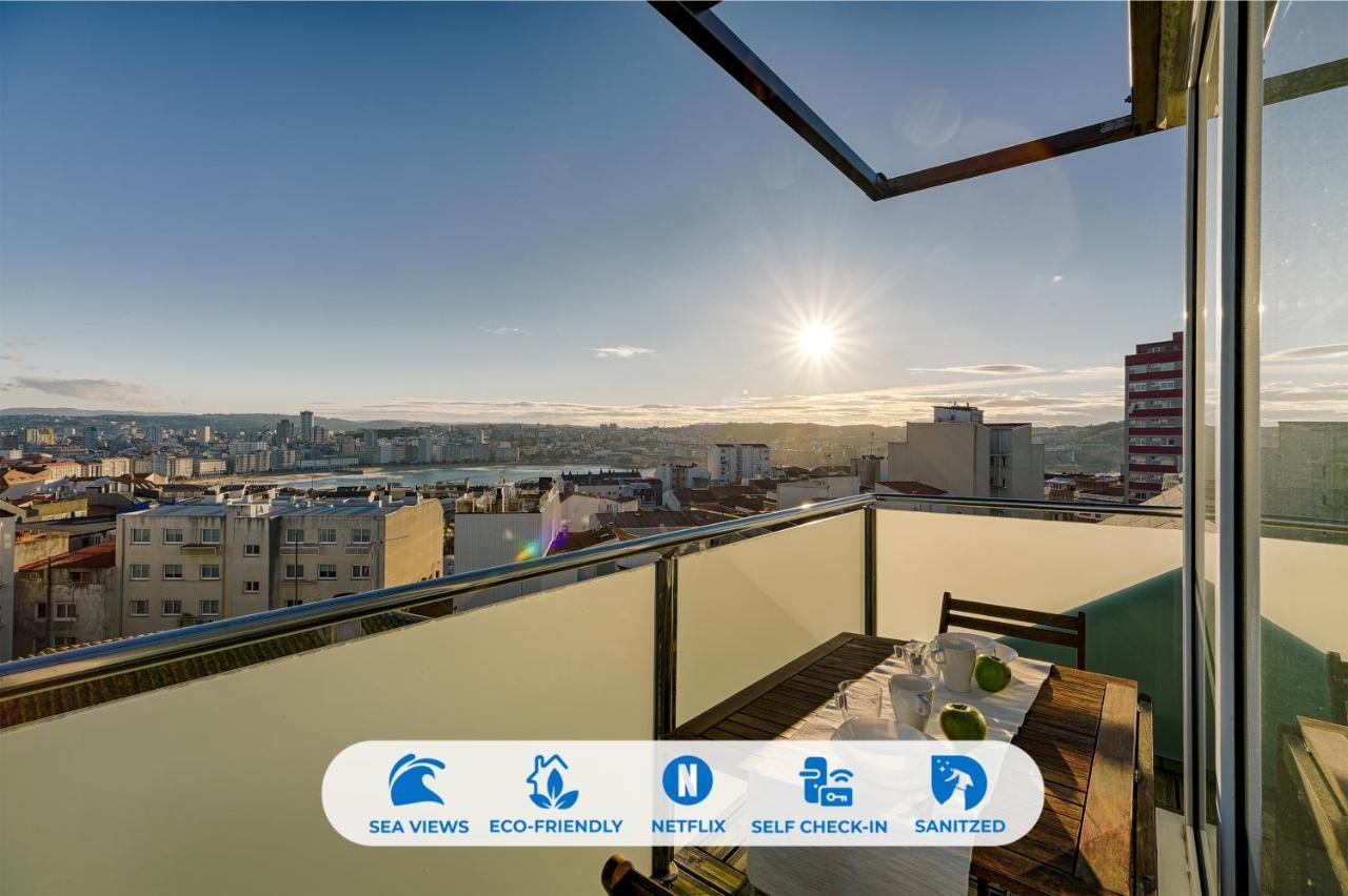Riazor Bay By Thebluewaveapartments Com A Coruña Εξωτερικό φωτογραφία